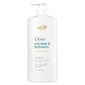 Dove Coconut & Hydration Shampoo 28 Fl Oz front view