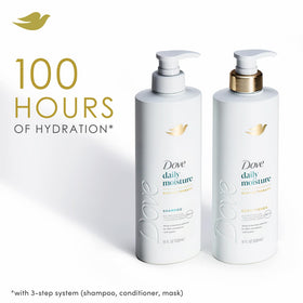 Dove Daily Moisture Shampoo and Conditioner set side view