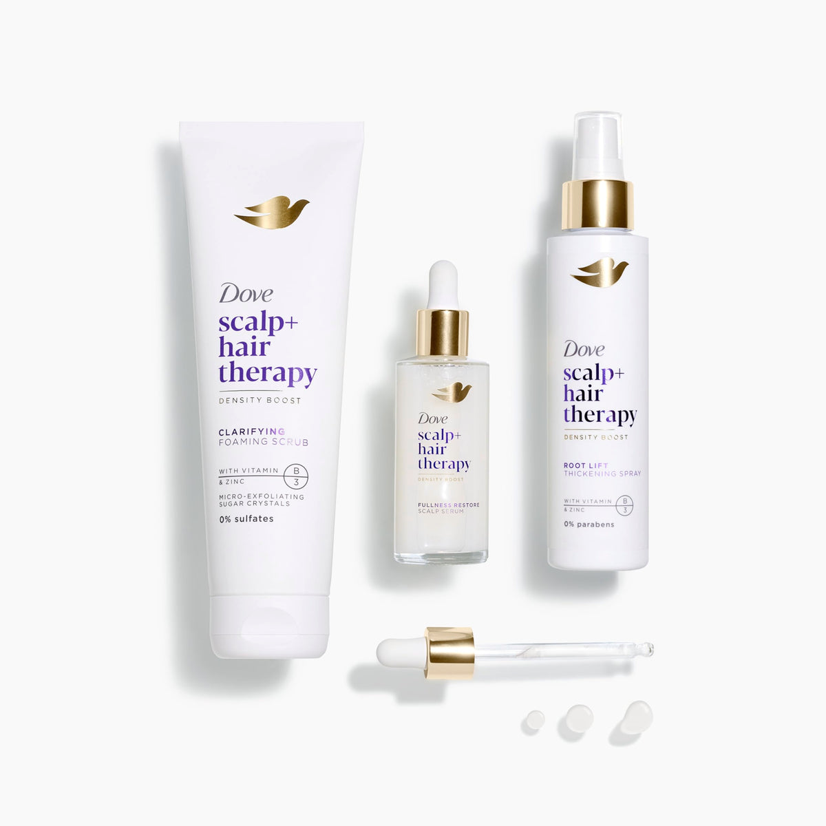 Dove Density support Thickening Spray lifestyle scene