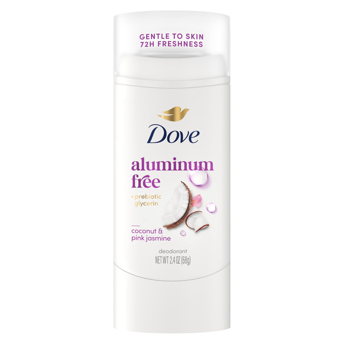 Dove deodorant stick Coconut Pink Jasmine front view