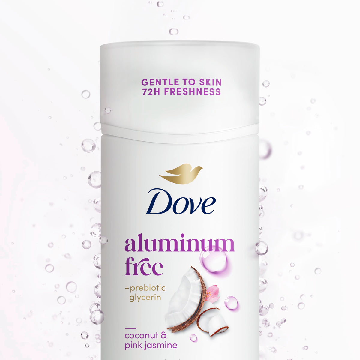 Dove deodorant stick Coconut Pink Jasmine packaging