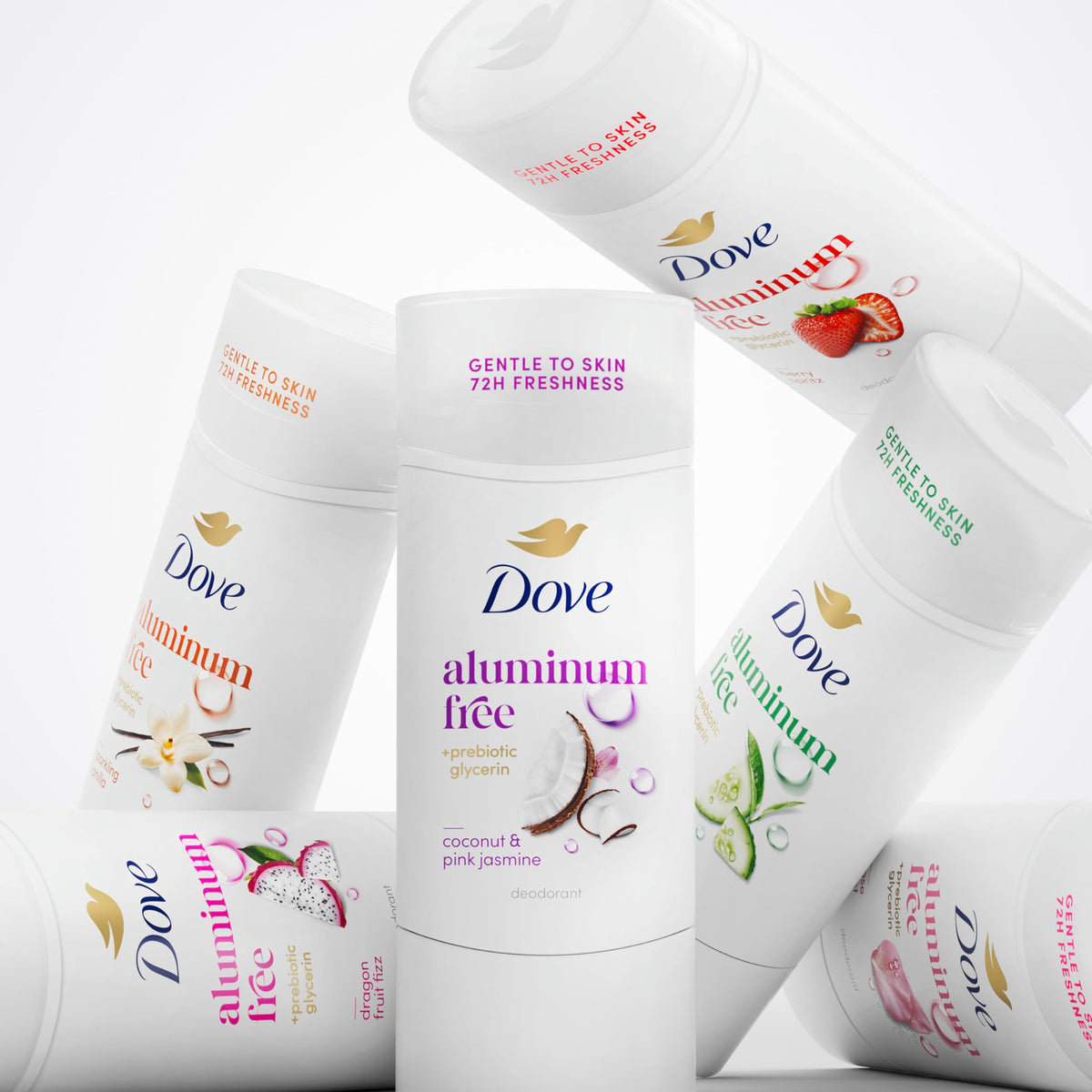 Dove Deodorant Stick for Women on travel toiletry kit