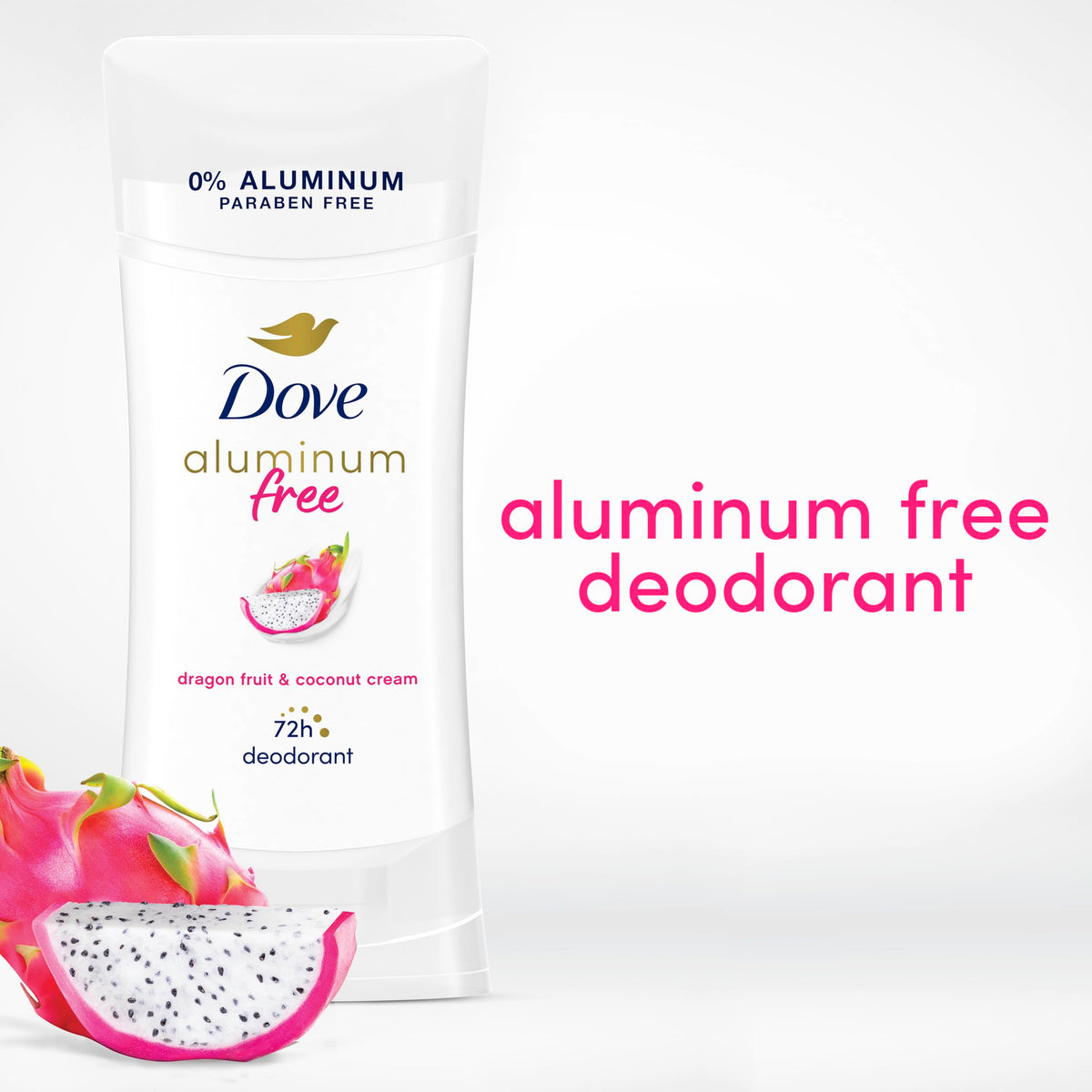 Dove Deodorant stick with dragon fruit and coconut cream scent