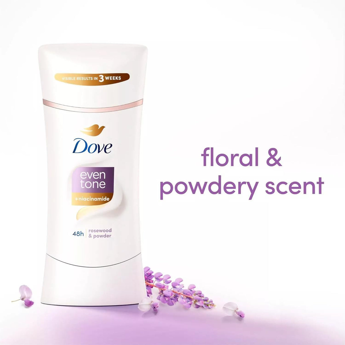 Dove Even Tone Antiperspirant Deodorant stick close-up