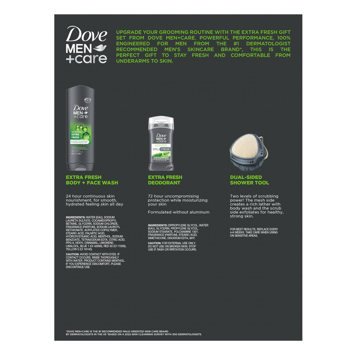 Dove face and body wash 18 Oz bottle front view