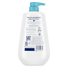 Dove Gentle Exfoliating Body Wash 30.6 oz back view
