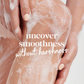 Dove Gentle Exfoliating Body Wash creamy lather