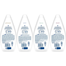 Dove Hydrate body wash bottle from the variety pack