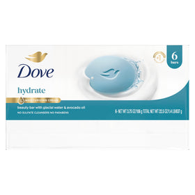 Dove Hydrating Beauty Bar Soap side view showing texture
