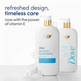 Dove Hydration Serum Body Wash 30 fl oz side view