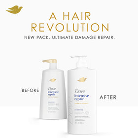 Dove Intensive Repair Shampoo with ingredients list