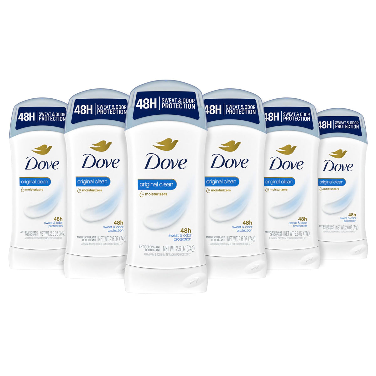 Dove Invisible Solid Antiperspirant Deodorant Stick front view