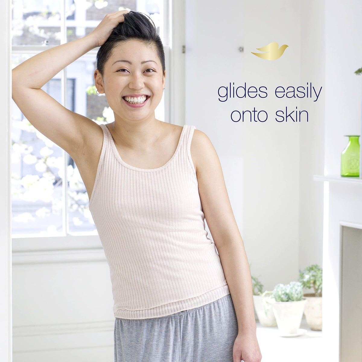Dove Invisible Solid Antiperspirant Deodorant Stick side view