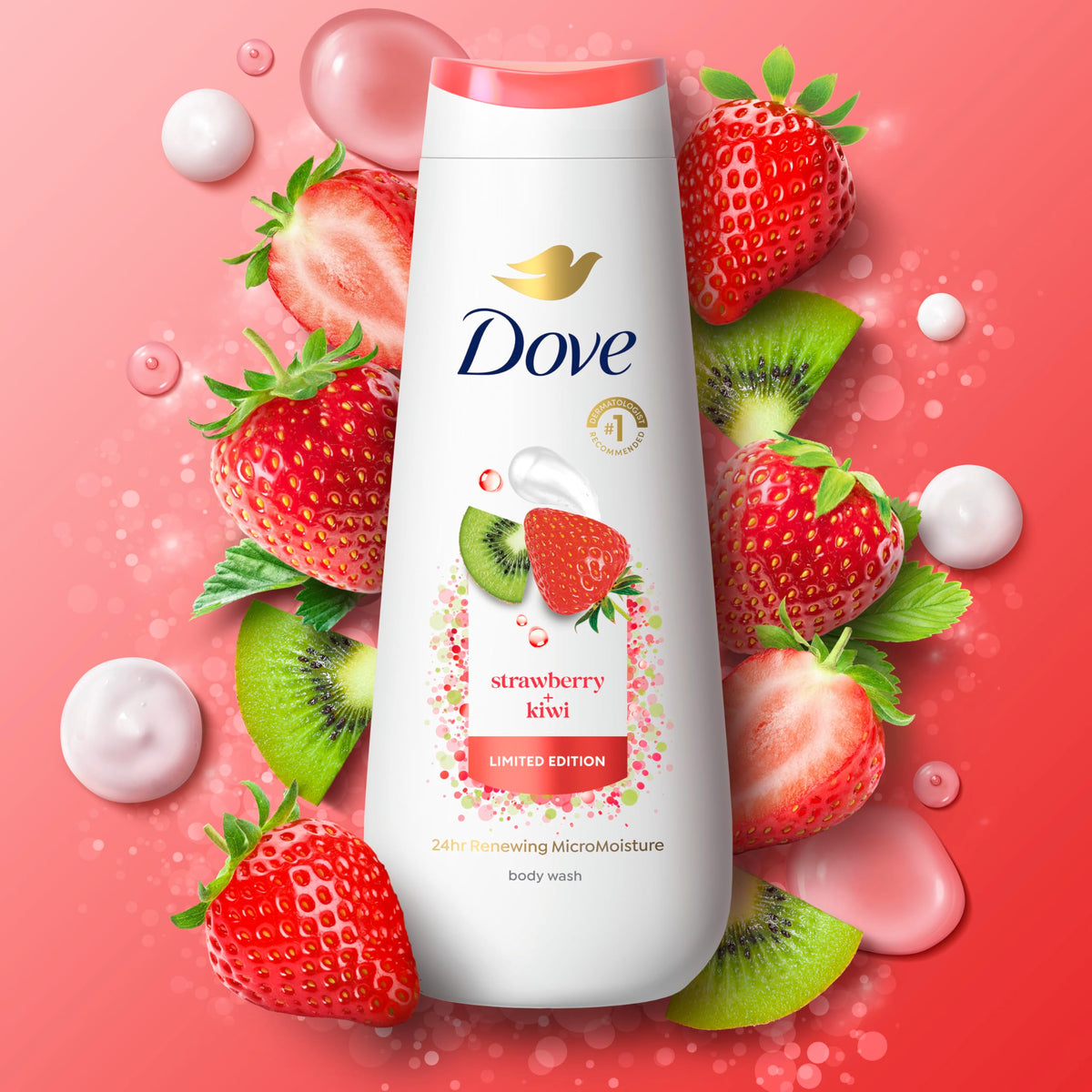 Dove Limited Edition Body Wash 20 fl oz lifestyle scene