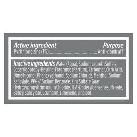 DOVE MEN + CARE 2-in-1 Shampoo + Conditioner Dandruff Defense close-up of bottle