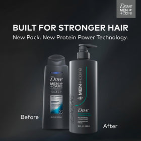 DOVE MEN + CARE 2-in-1 Shampoo + Conditioner Dandruff Defense side view