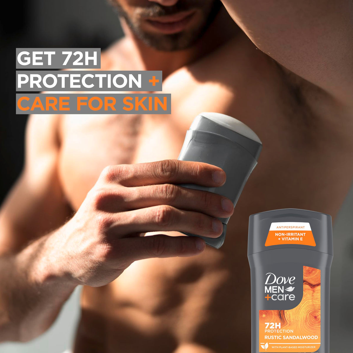 DOVE MEN + CARE Antiperspirant Deodorant 3 Pack packaging