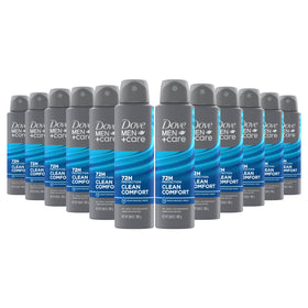 DOVE MEN + CARE Antiperspirant Deodorant Clean Comfort dry spray can front view