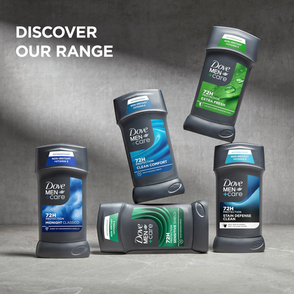 DOVE MEN + CARE Antiperspirant Deodorant Rustic Sandalwood lifestyle scene