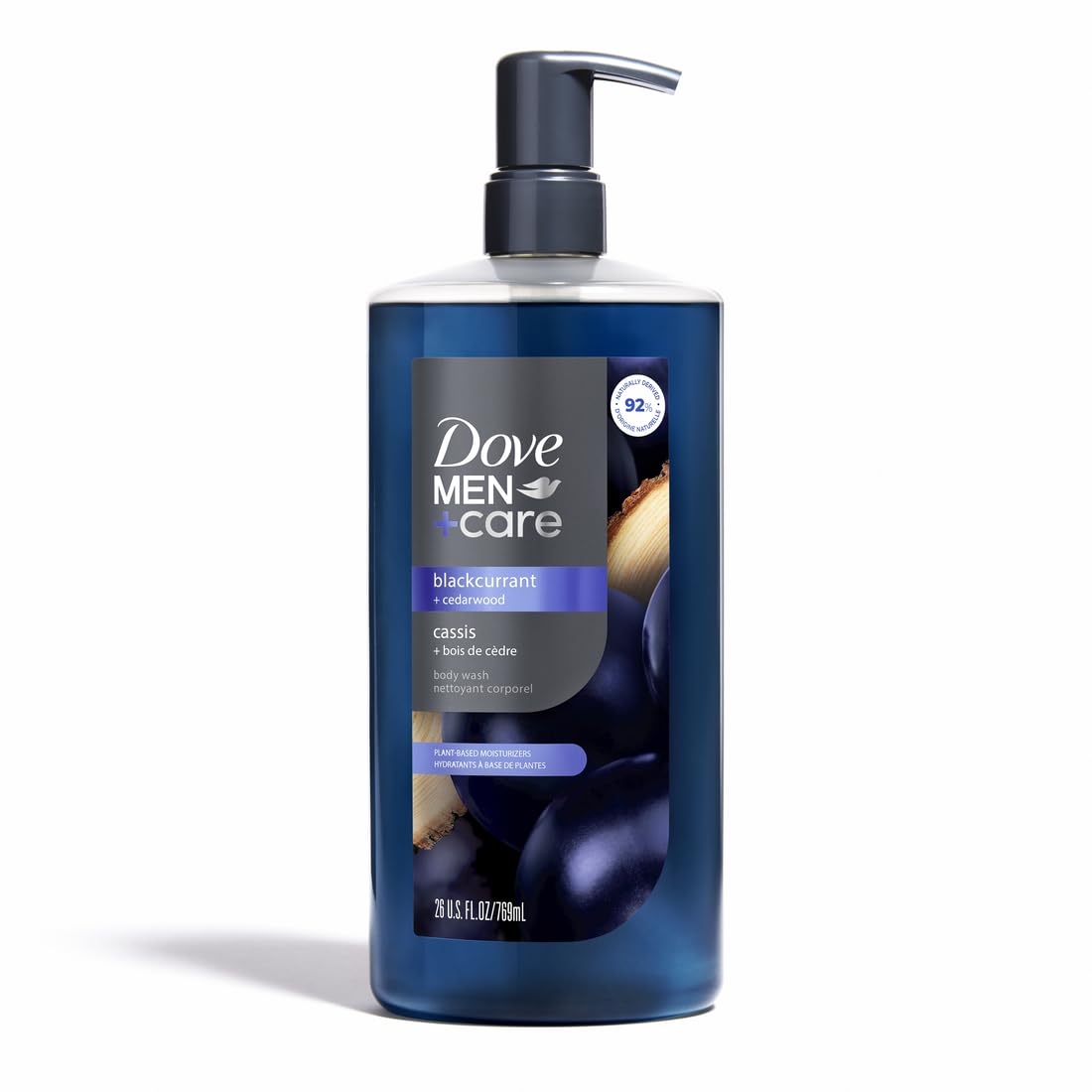 DOVE MEN + CARE Blackcurrant + Cedarwood Body Wash ingredients list