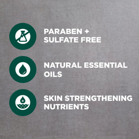 DOVE MEN + CARE Body Wash bottle with Eucalyptus and Cedar Oil ingredients
