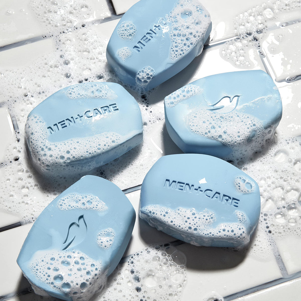 DOVE MEN + CARE Clean Comfort Body and Face Bar packaging with logo