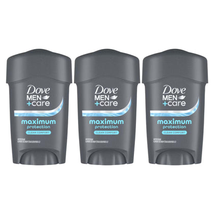 DOVE MEN + CARE Clinical Protection Antiperspirant 3-Pack front view