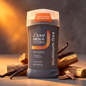 DOVE MEN + CARE deodorant stick application on skin