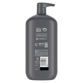 DOVE MEN + CARE Extra Fresh Body Wash 30 oz back view