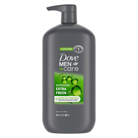 DOVE MEN + CARE Extra Fresh Body Wash 30 oz front view