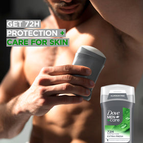 DOVE MEN + CARE Extra Fresh Deodorant Stick recycling information on back