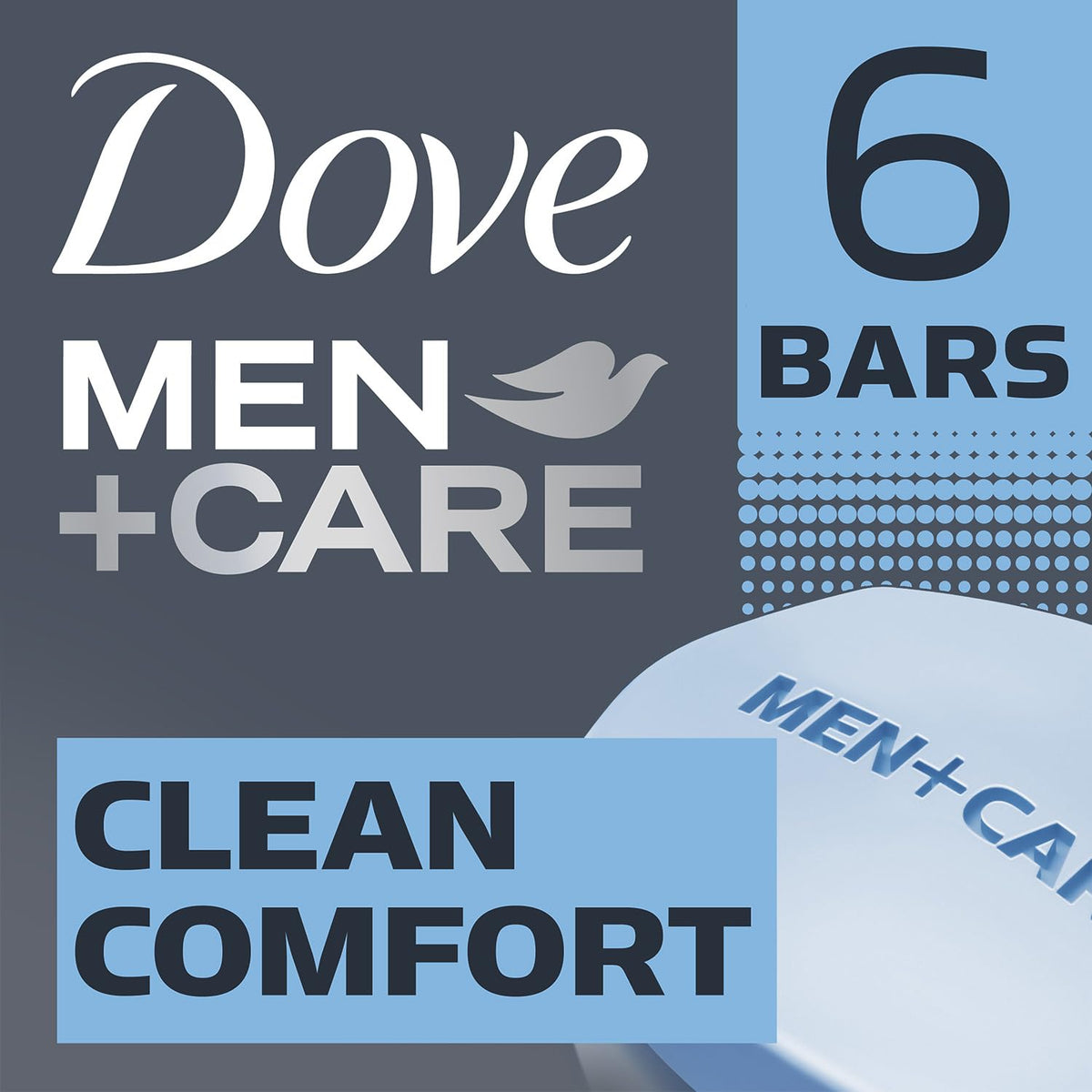 Dove Men+Care Extra Fresh soap bar in hand