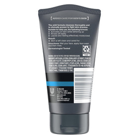 DOVE MEN + CARE Face Wash Hydrate Plus 5 Fl Oz back view