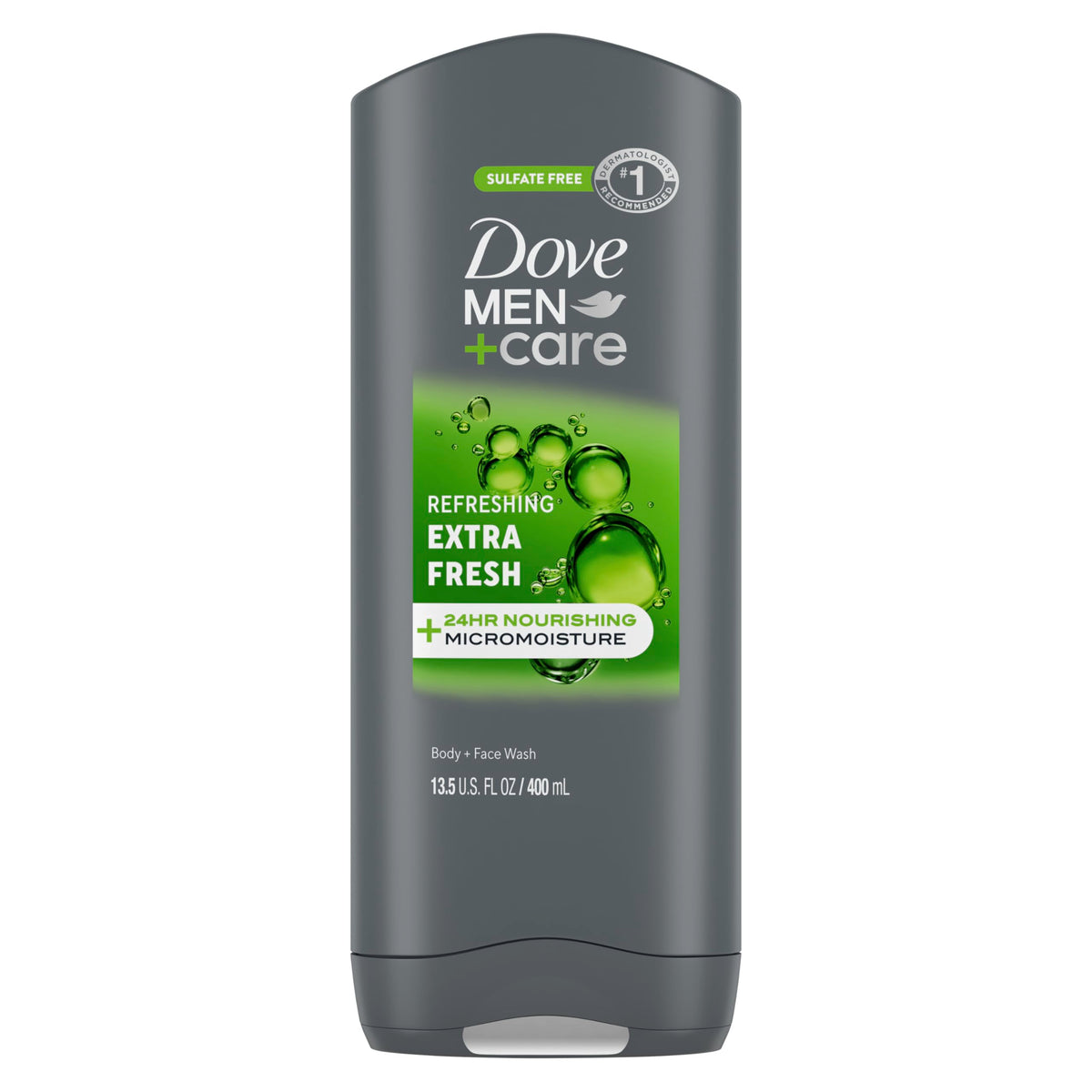 DOVE MEN + CARE Micro Moisture Body and Face Wash front view