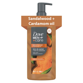 DOVE MEN + CARE Moisturizing Body Wash 26oz front view