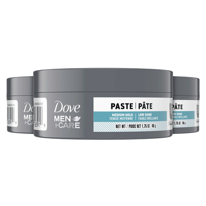 DOVE MEN + CARE Sculpting Hair Paste front view with matte finish