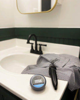 Dove Men+Care Ultra Hydra Cream application on skin
