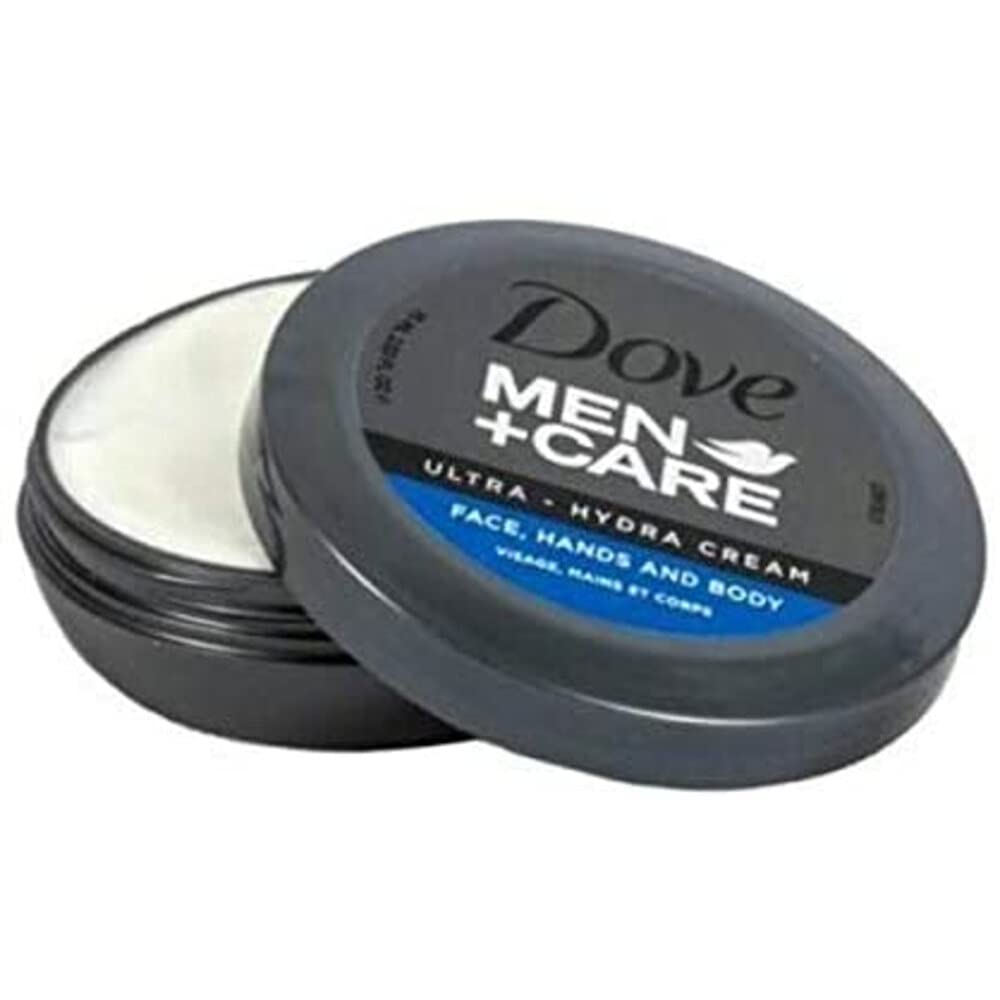 Dove Men+Care Ultra-Hydra Cream packaging side view