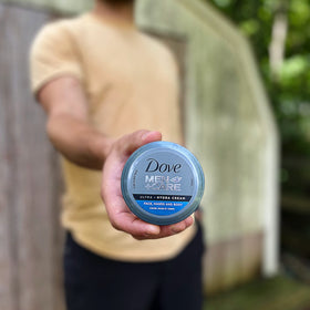 Dove Men+Care Ultra Hydra Cream texture close-up