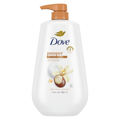 Dove Pampering Body Wash Shea Butter & Vanilla front view