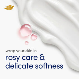Dove Pink Rosa Beauty Bar Soap cut in half to show texture