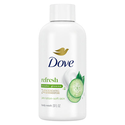 Dove Refreshing Cucumber and Green Tea Body Wash front view