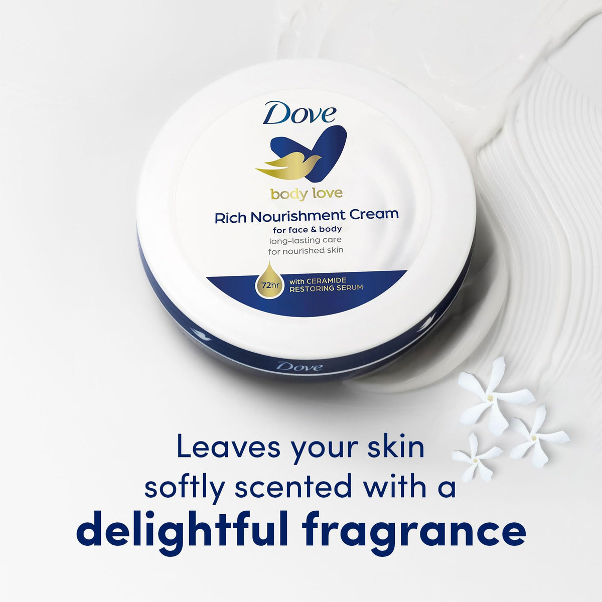 Dove Rich Nourishment Cream packaging details
