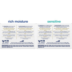Dove Sensitive Beauty Bar close-up showing texture