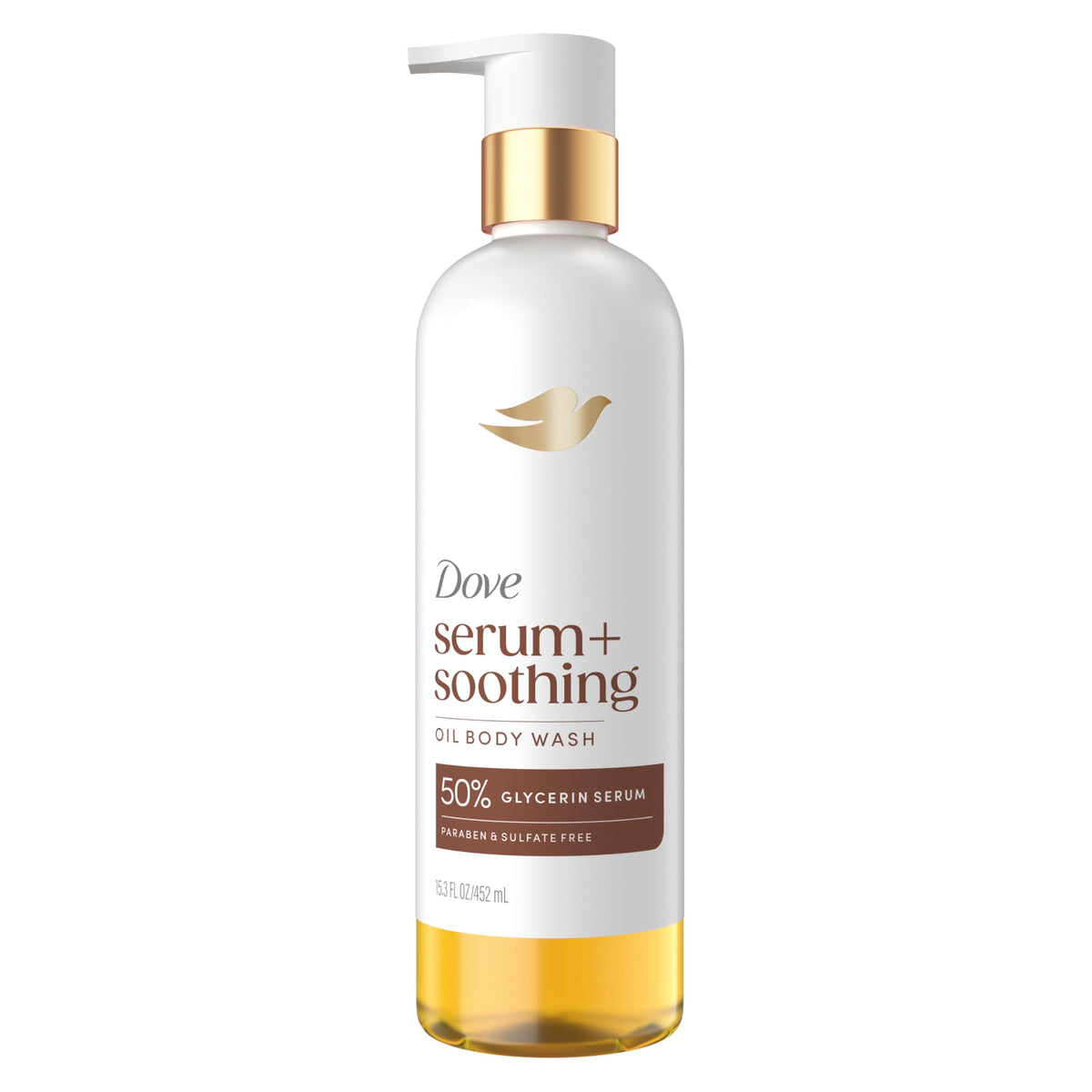 Dove Soothing Shower Oil Body Wash 15.3 fl oz front view