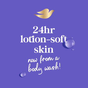 Dove Unwind Body Wash Blueberry & Moon Milk packaging details