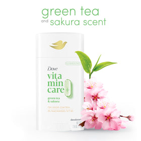 Dove VitaminCare+ Green Tea & Sakura Deodorant Stick side view