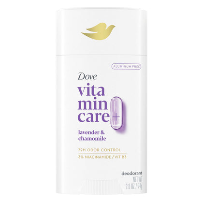 Dove VitaminCare+ Lavender & Chamomile Deodorant Stick front view