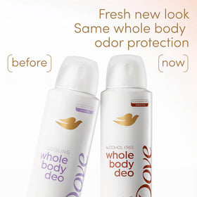 Dove Whole Body Deodorant Spray Lavender Bloom packaging