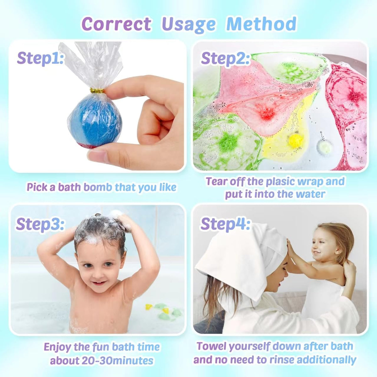 DOVIPE bath bombs with essential oils and natural ingredients